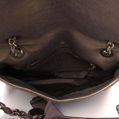 Lanvin Metallic Lambskin Quilted Medium Happy Shoulder Bag Bronze 4 of 12