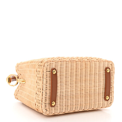 Louis Vuitton Rattan Calfskin Capucines BB Tan 4 of 10