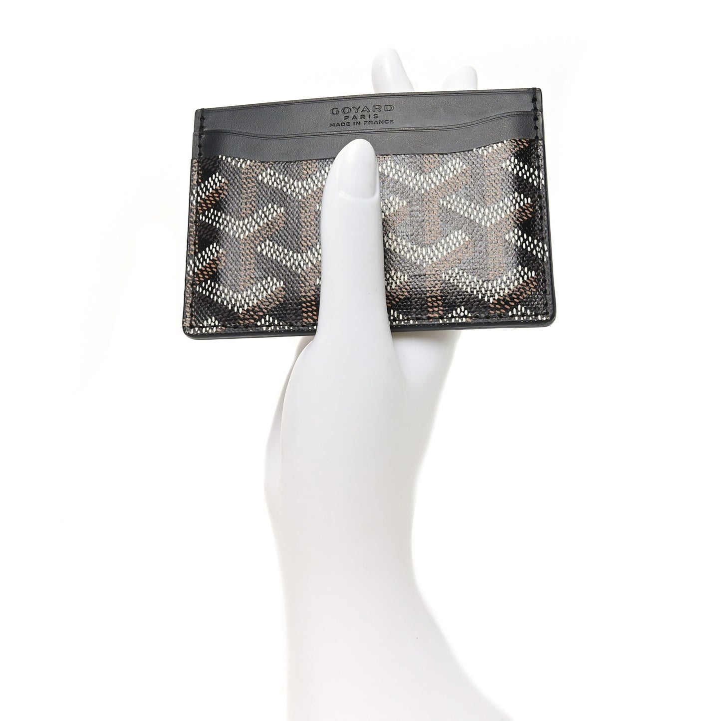 Goyardine Saint Sulpice Card Holder Black