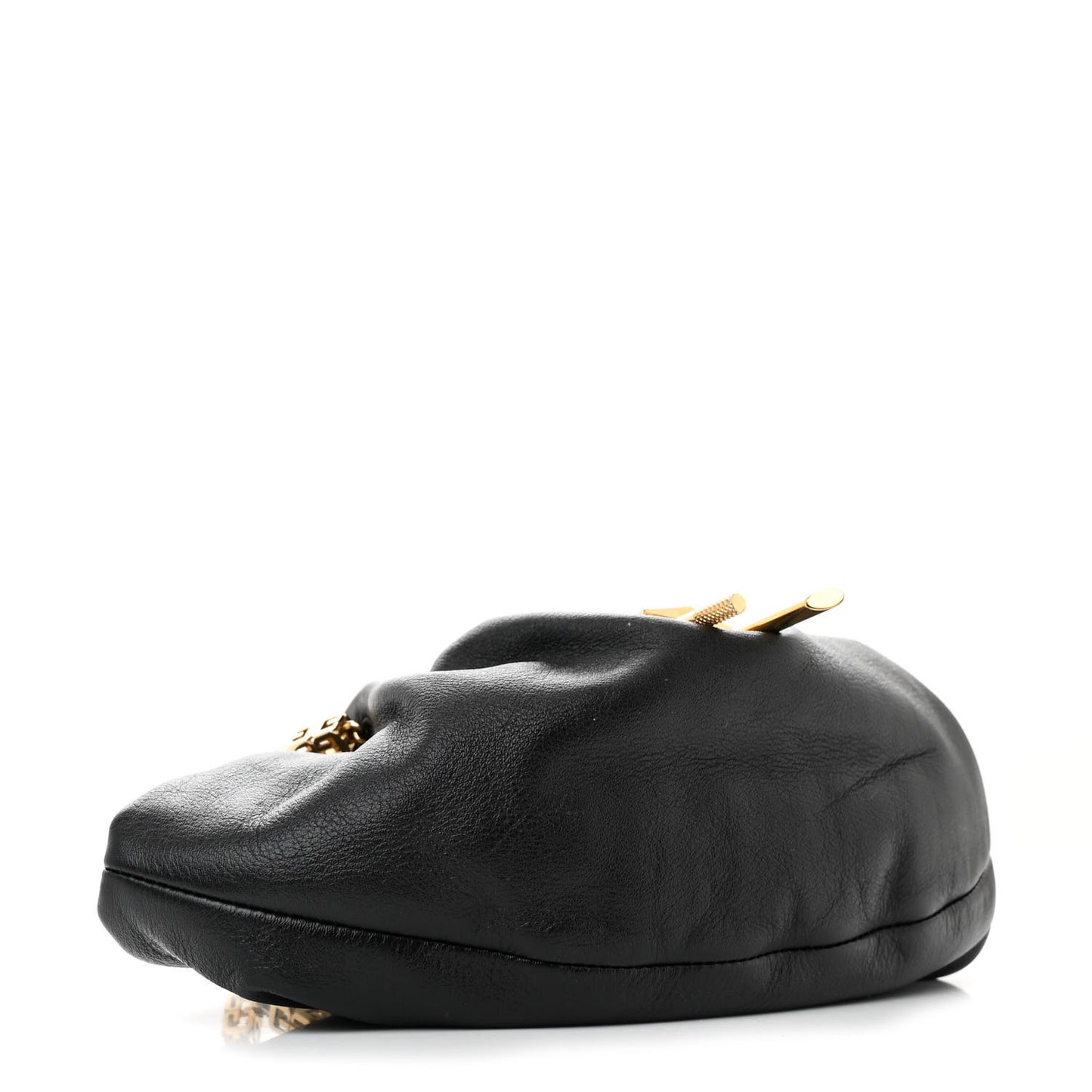 Calfskin Kenny Mini Shoulder Bag Black
