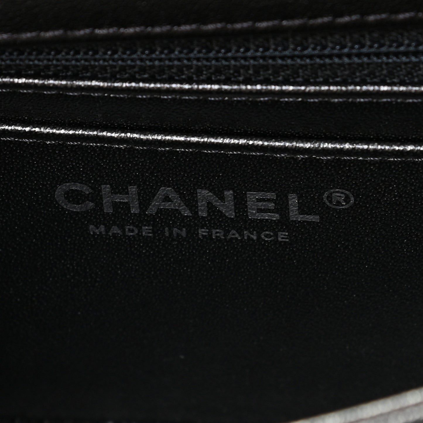 Metallic Sheepskin Quilted 2.55 Reissue Mini Flap Dark Grey