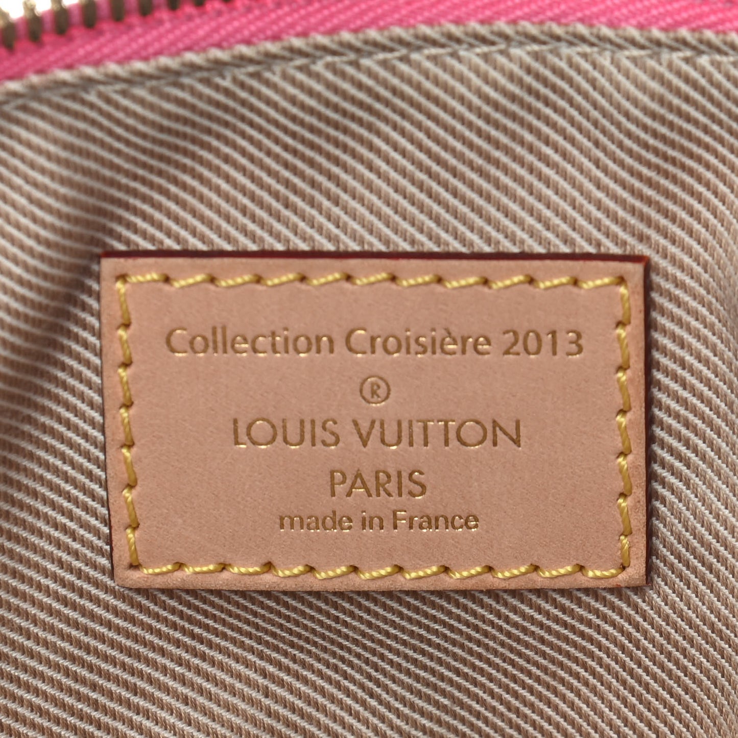 Denim Monogram Stone Speedy Bandouliere 35 Rose