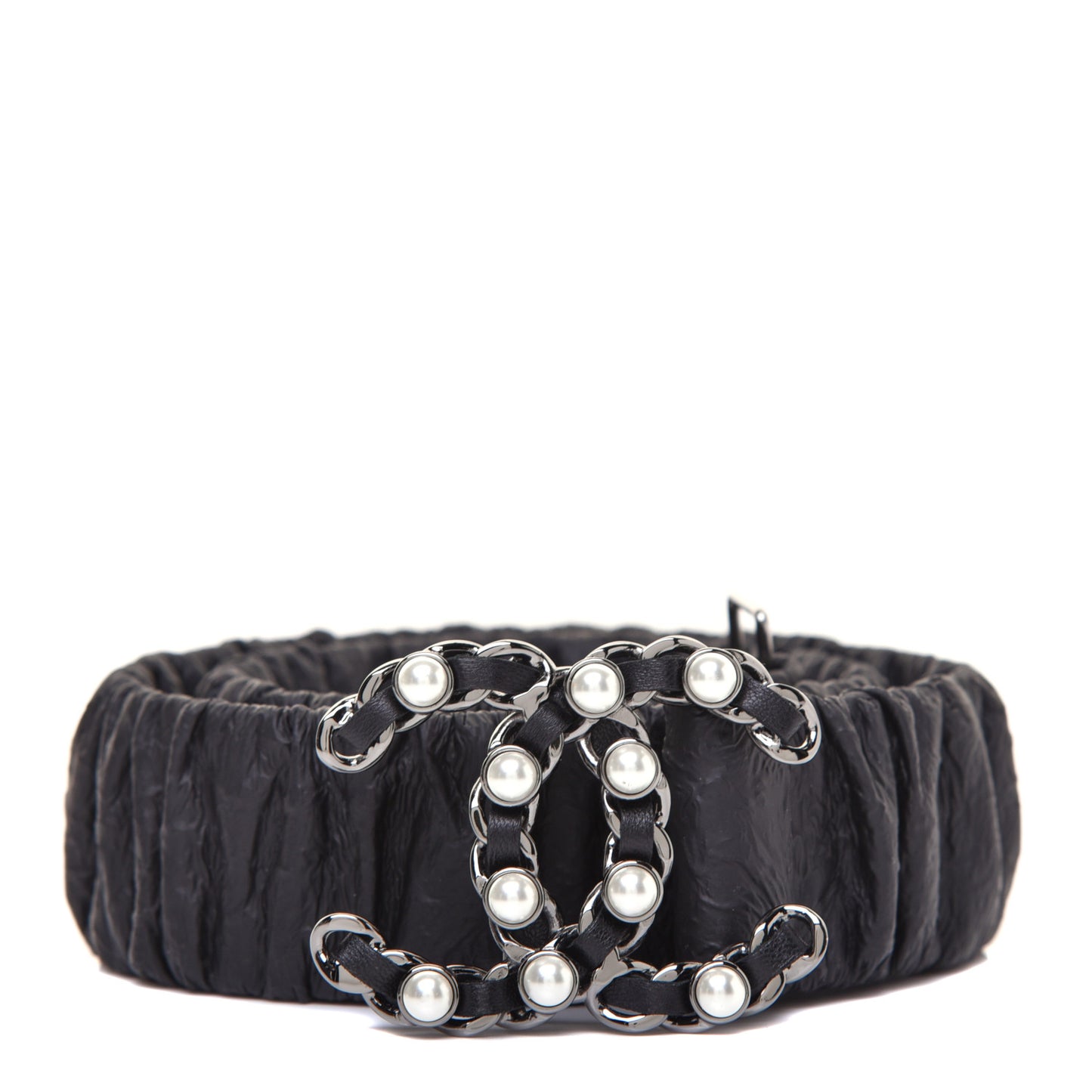 Lambskin Pearl CC Belt 85 34 Black