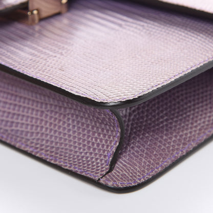 Gucci Lizard 1973 Chain Shoulder Bag Purple 8 of 13