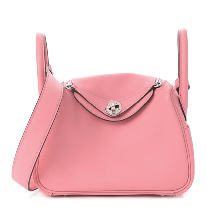 Hermes Swift Mini Lindy 20 Rose Ete 1 of 8