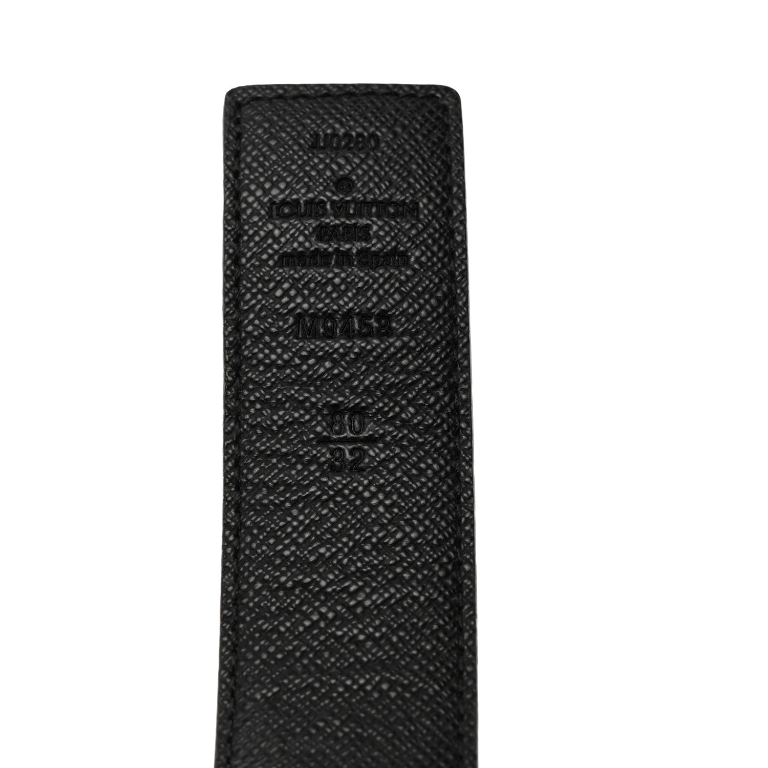 Louis Vuitton Calfskin Monogram 40mm LV Initiales Reversible Belt 80 32 Black 5 of 8