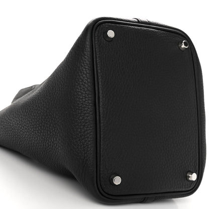 Hermes Taurillon Clemence Picotin Lock 18 PM Black 8 of 9