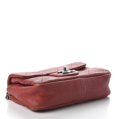 Chanel Caviar Quilted Mini Simply CC Flap Red 4 of 10