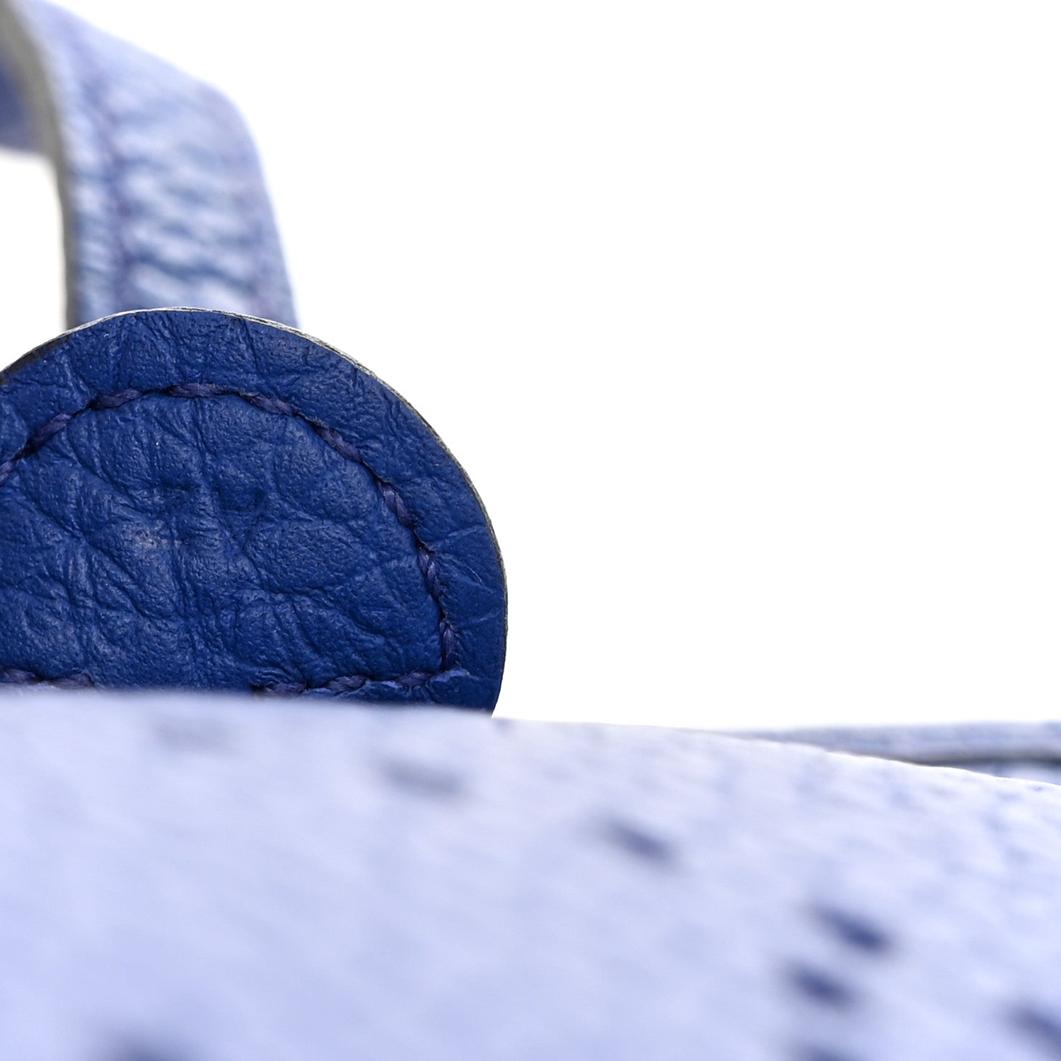 Hermes Taurillon Clemence Evelyne TPM Bleu Royal 7 of 12