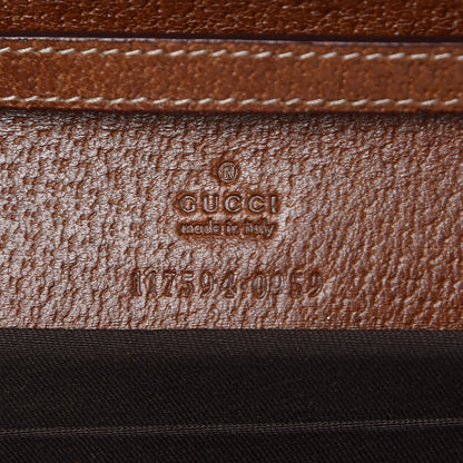 Gucci Monogram Bamboo Bar Clutch Brown 6 of 6