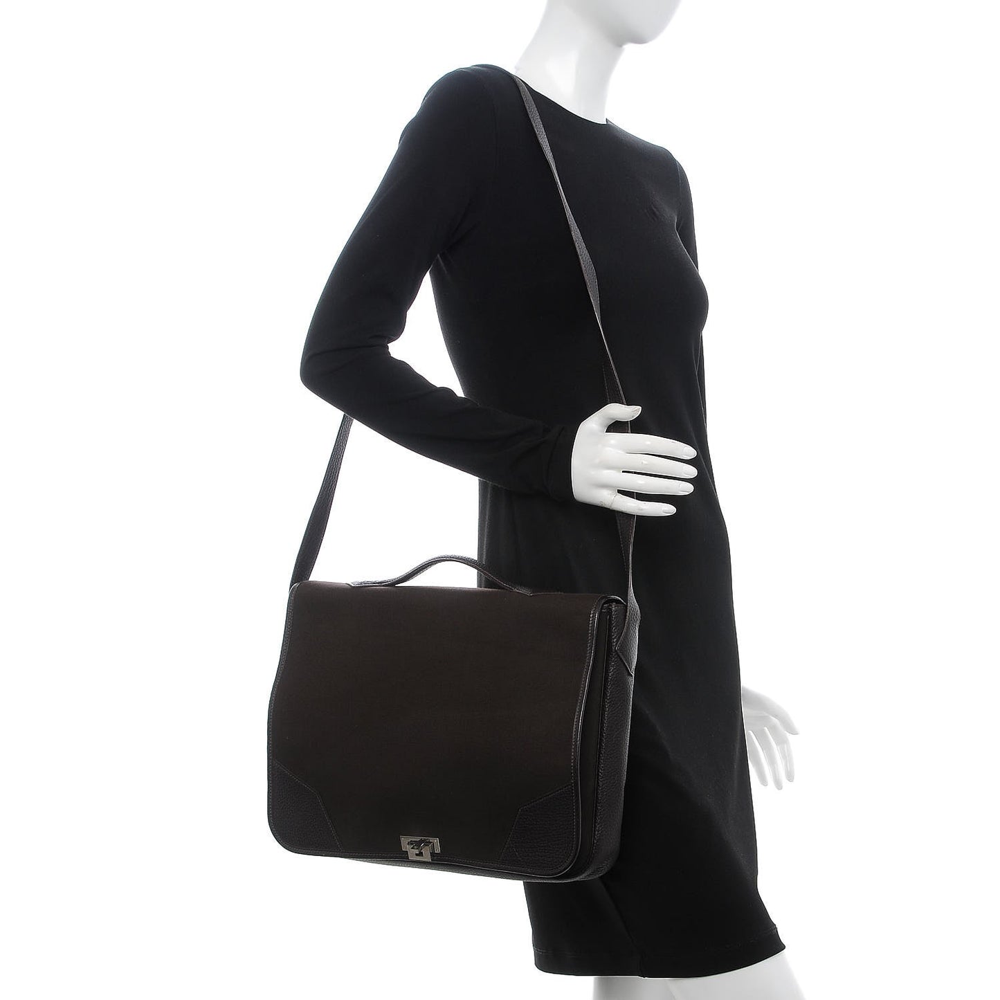 Toile Togo Victoria II Messenger Chocolate
