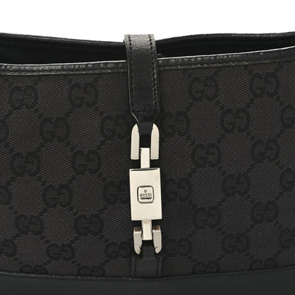 Gucci Monogram Jackie O Chain Hobo Black 8 of 10