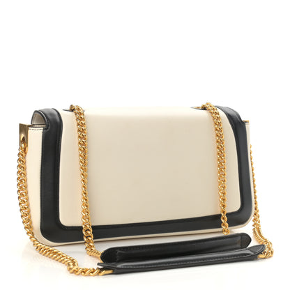Fendi Nappa Apolo Bi-Color Chain Baguette Uovo Black 3 of 11