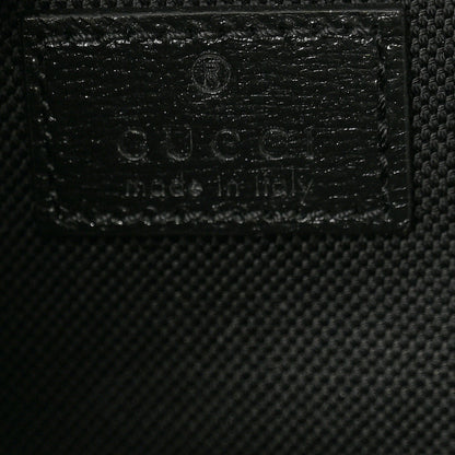 Gucci GG Supreme Monogram Azalea Calfskin Retro Interlocking G Large Duffle Bag Black Grey 5 of 13