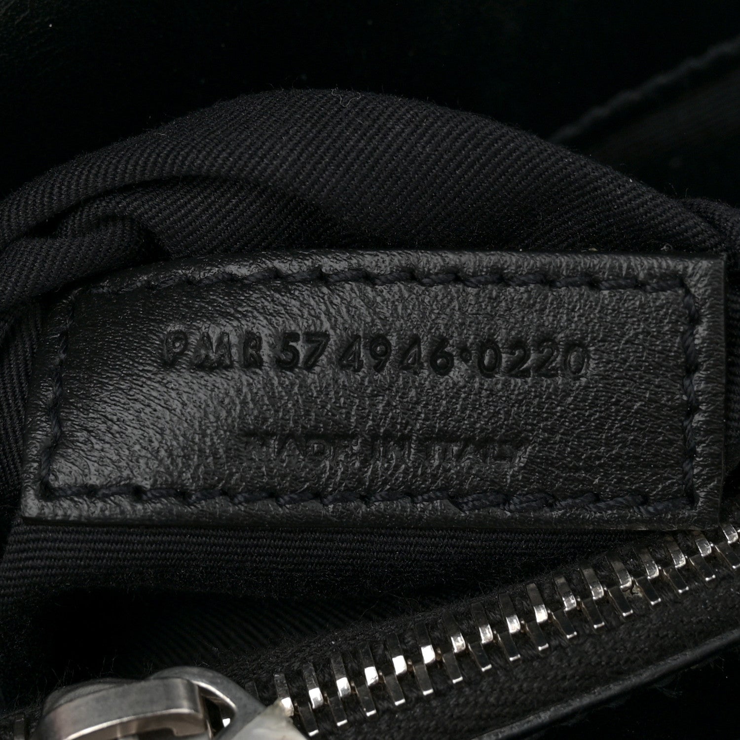 Saint Laurent Calfskin Y Quilted Monogram Medium Loulou Chain Satchel Black 7 of 15