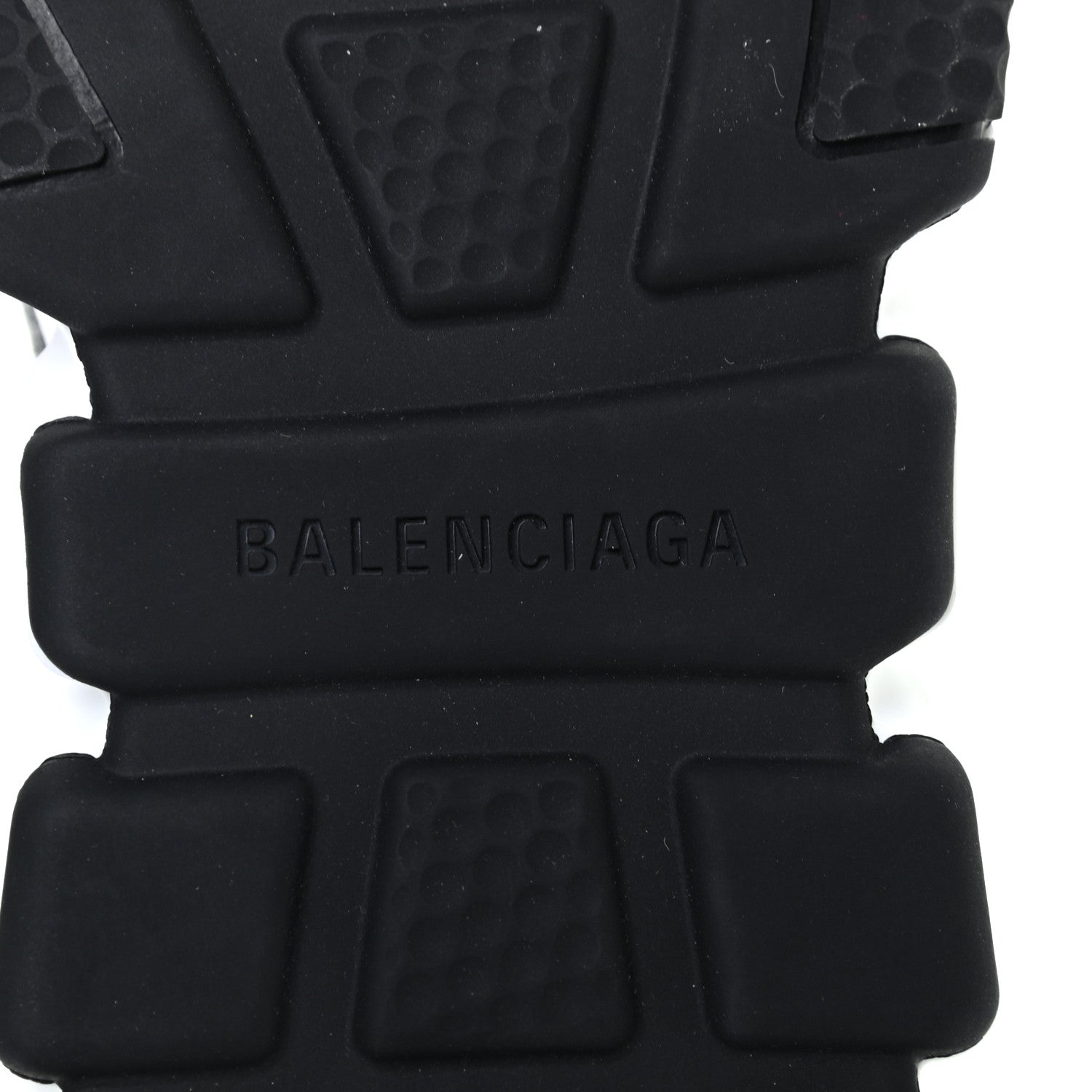 Balenciaga Sweatshirt Knit Bi-Color Sole Womens Speed Sneakers 38 Grey White Black 6 of 8