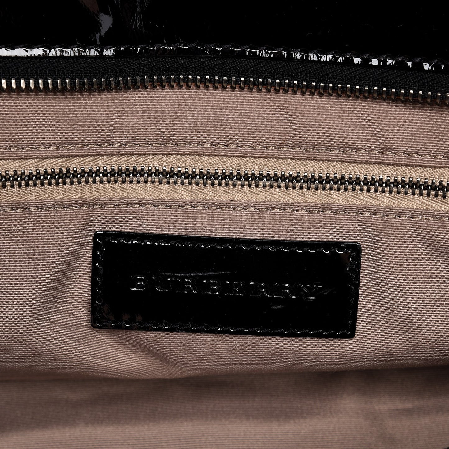 Patent Trim Supernova Check Ashmore Tote Black