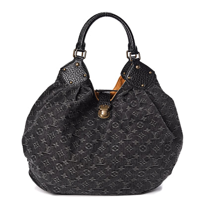 Louis Vuitton Denim Mahina XL Black 1 of 9