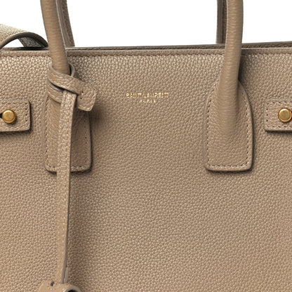 Saint Laurent Grained Calfskin Baby Sac De Jour Souple Dark Beige 7 of 11