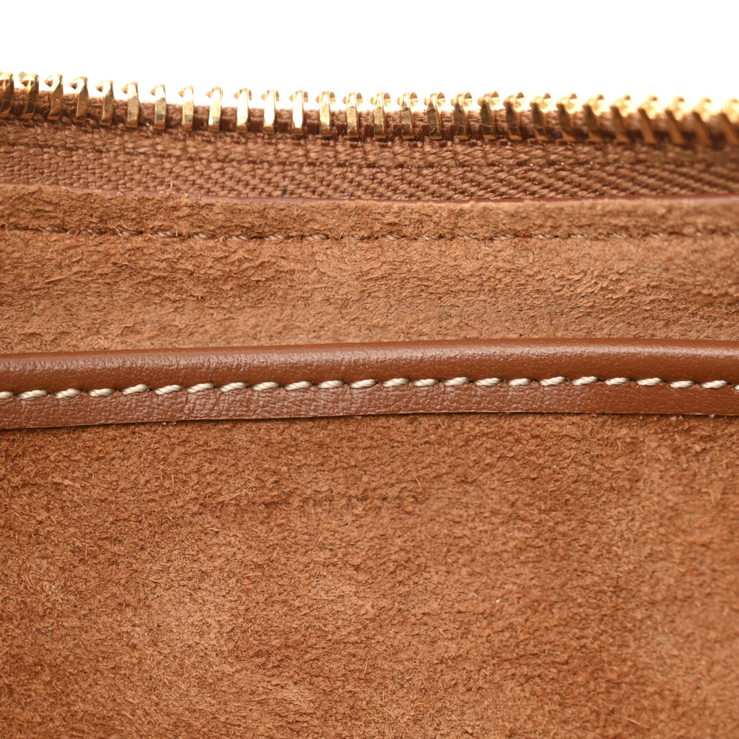 Smooth Calfskin Medium Strap Ava Triomphe Shoulder Bag Tan