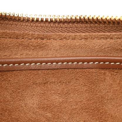 Celine Smooth Calfskin Medium Strap Ava Triomphe Shoulder Bag Tan 7 of 12