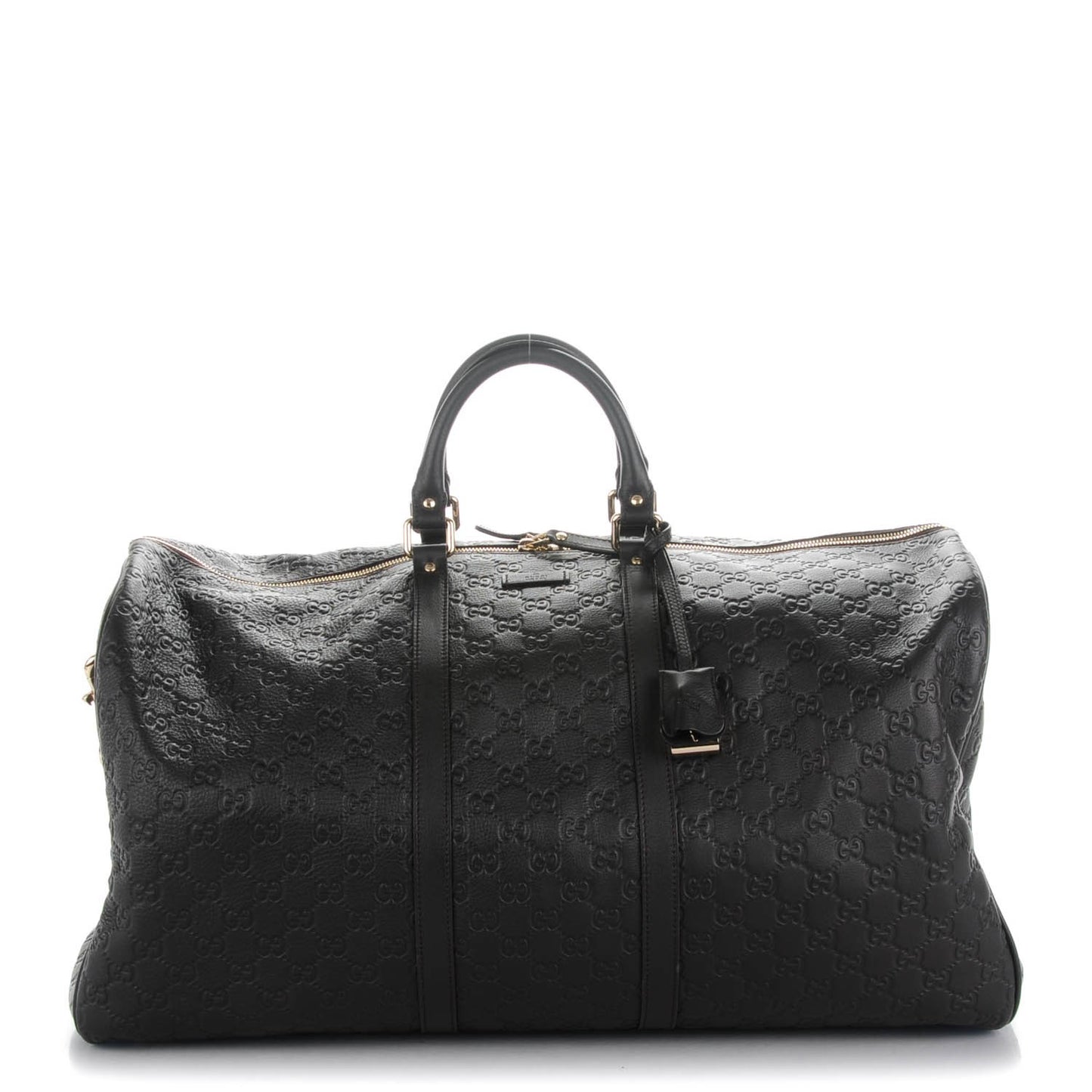 Guccissima Large Carry On Duffle Chocolate