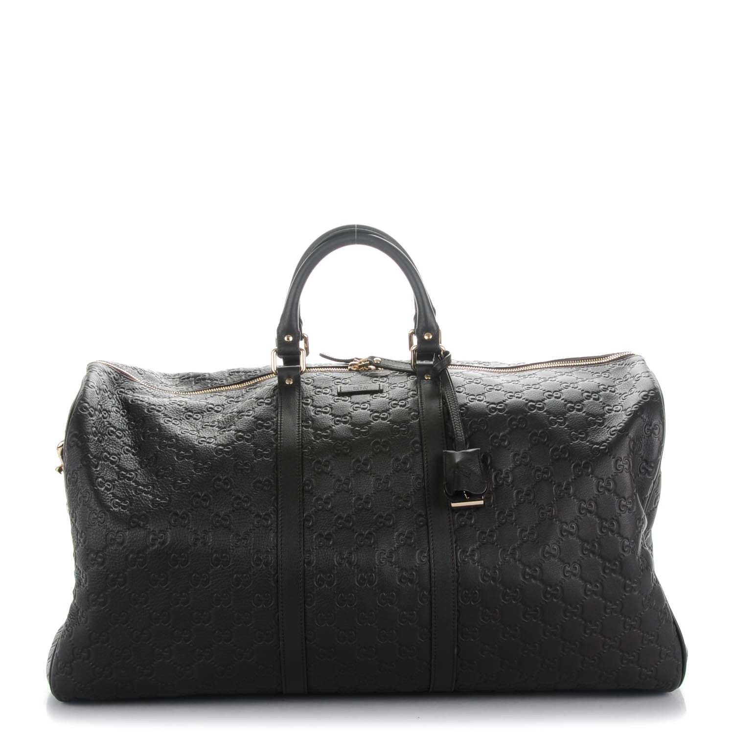 Gucci Guccissima Large Carry On Duffle Chocolate 1 of 7