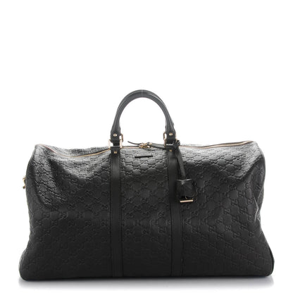 Gucci Guccissima Large Carry On Duffle Chocolate 1 of 7