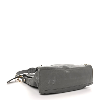 Balenciaga Chevre Gold Metallic Edge Hardware City Gris Acier 5 of 11