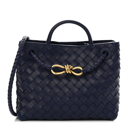 Bottega Veneta Nappa Intrecciato Small Andiamo Shoulder Bag Duke 1 of 10