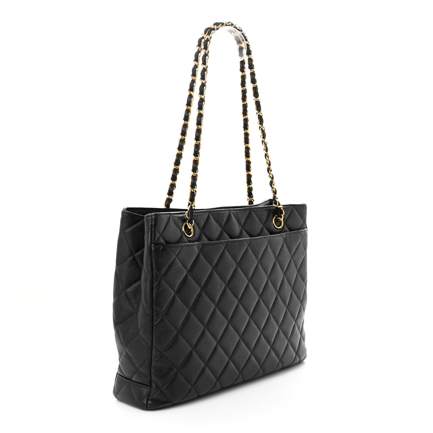 Chanel Caviar Quilted Shopping Tote Black 3 of 15