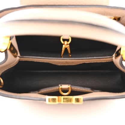 Louis Vuitton Taurillon Capucines BB Galet 5 of 9