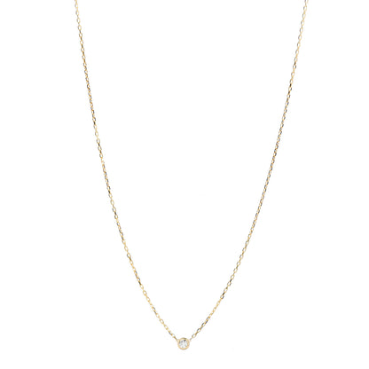 Cartier 18K Yellow Gold Diamond SM D'Amour Pendant Necklace 1 of 5