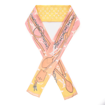 Louis Vuitton Silk Monogram Gradient By The Pool Bandeau Pink 1 of 10