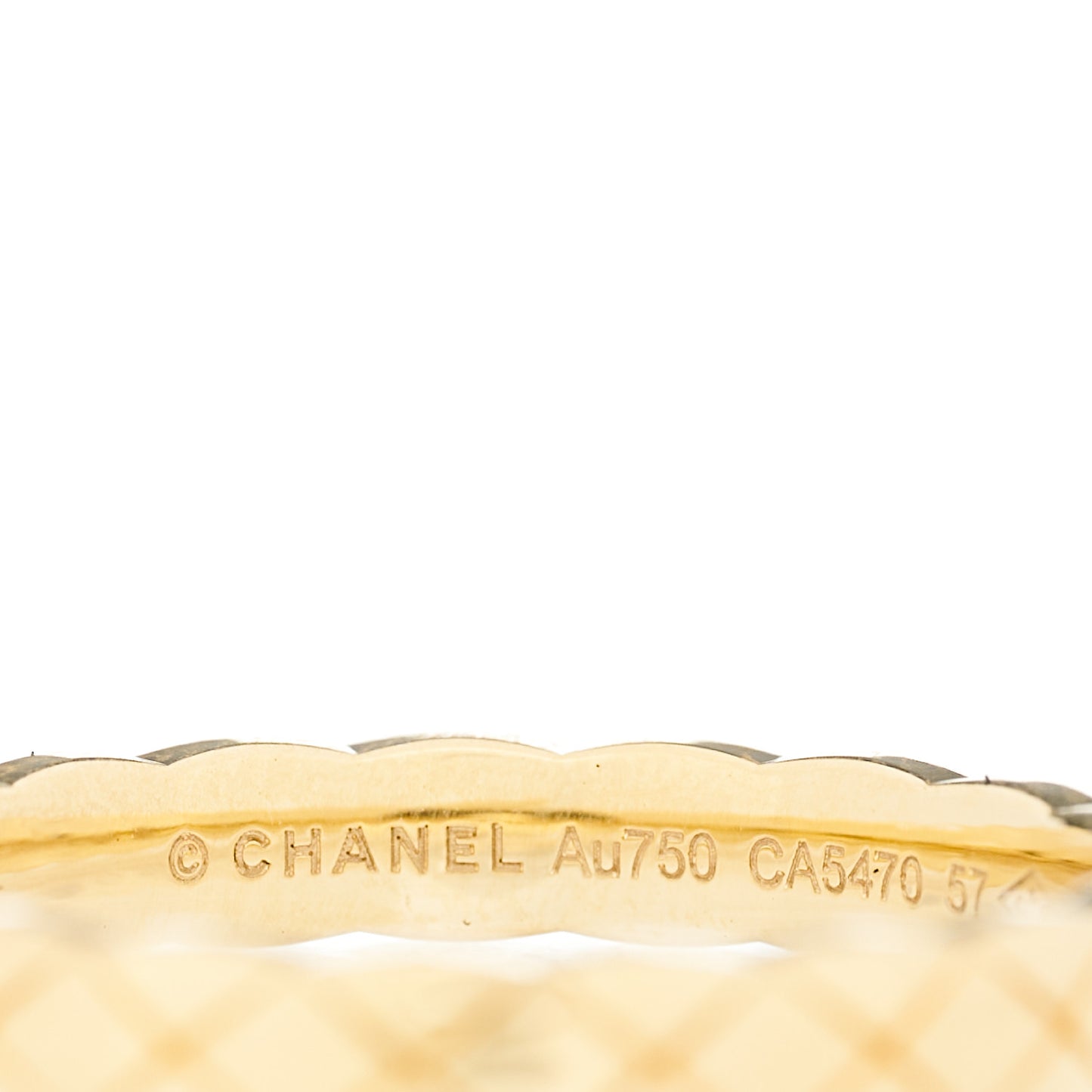 18K Yellow Gold Mini Coco Crush Ring 57 8