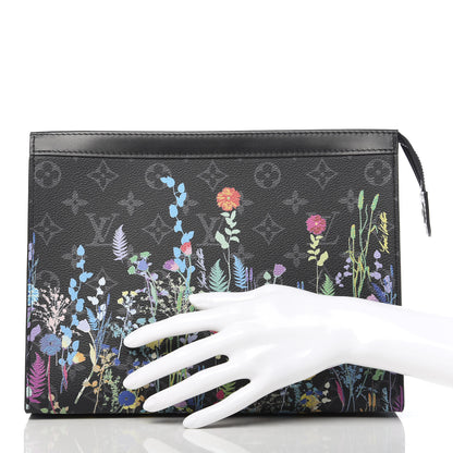 Louis Vuitton Monogram Eclipse Folia Pochette Voyage MM 2 of 8