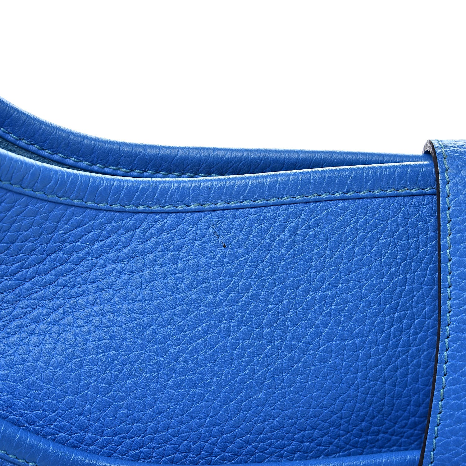 Hermes Taurillon Clemence Evelyne III PM Bleu Hydra 12 of 16