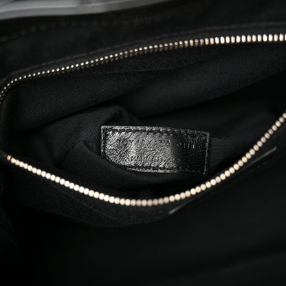 Saint Laurent Patent Y Quilted Monogram Small Loulou Backpack Black 6 of 10