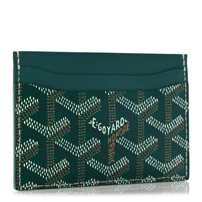 Goyard Goyardine Saint Sulpice Card Holder Green 3 of 7