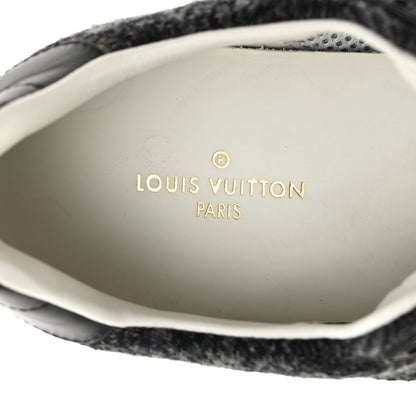 Louis Vuitton Calfskin Damier Run Away Sneakers 8 Graphite 7 of 8