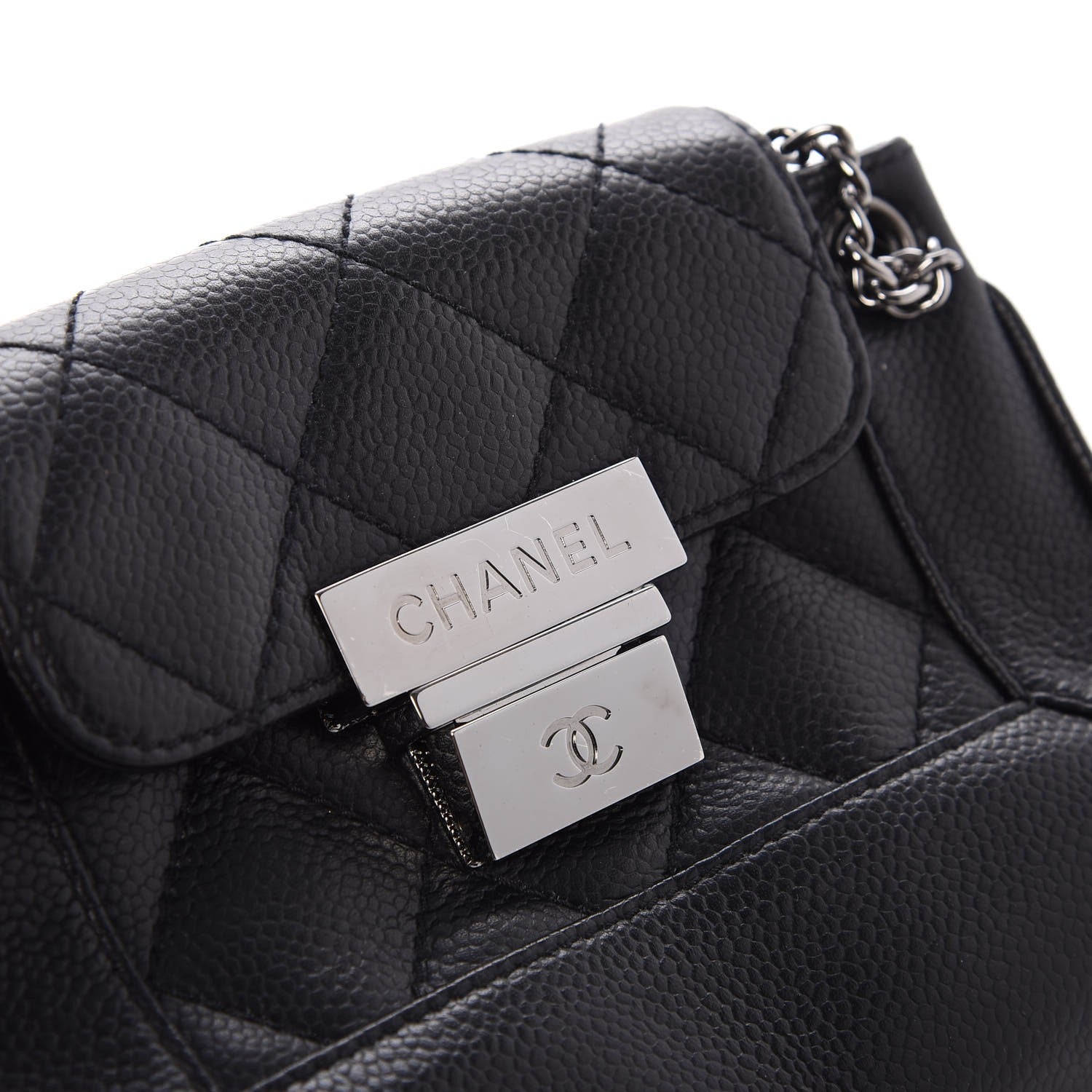 Chanel Caviar Small Accordion Flap Black 8 of 9