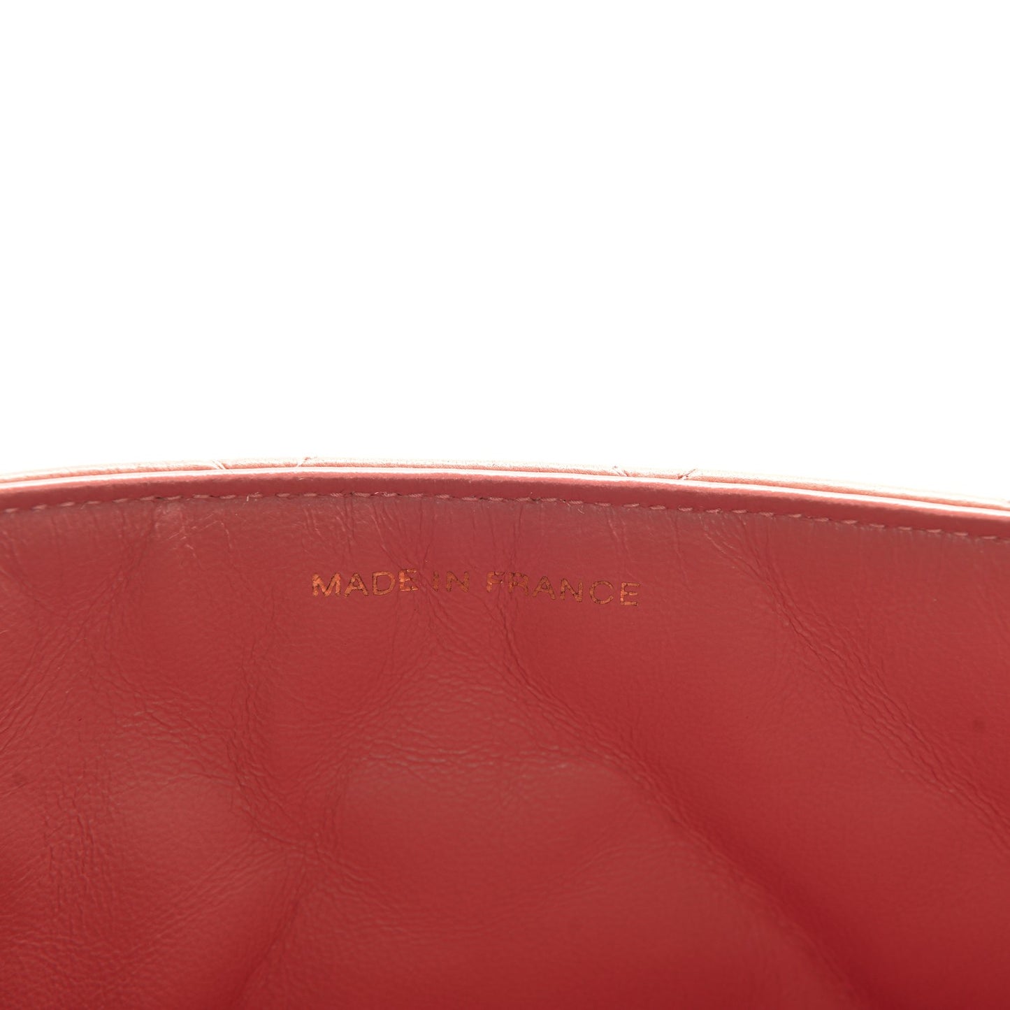 Lambskin Quilted Envelope Single Flap Pink