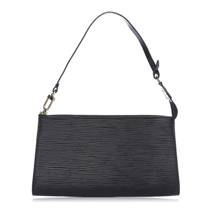 Louis Vuitton Epi Pochette Accessories 24 Black 1 of 10