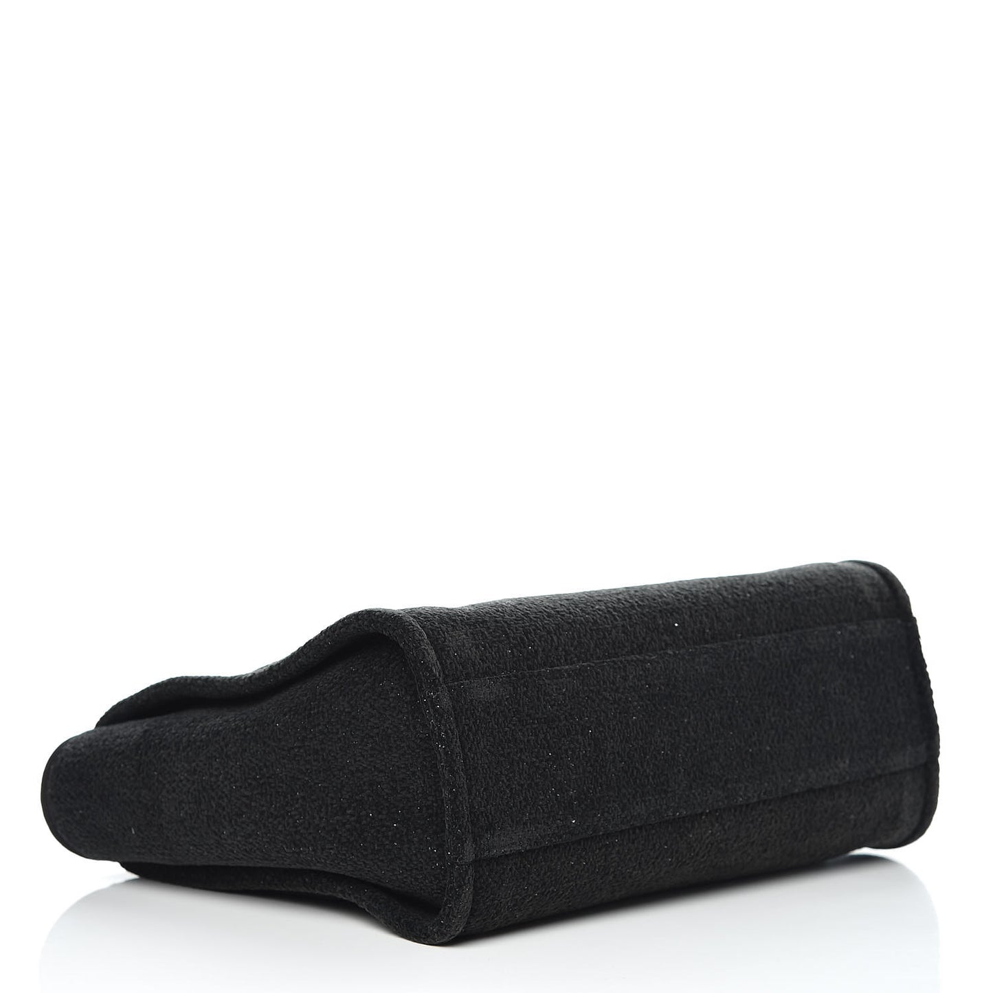 Lurex Boucle Small Deauville Tote Black