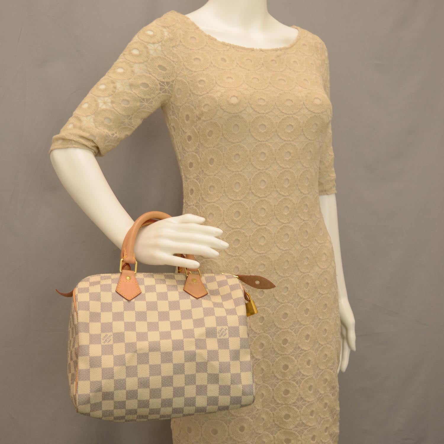 Louis Vuitton Damier Azur Speedy 25 4 of 9