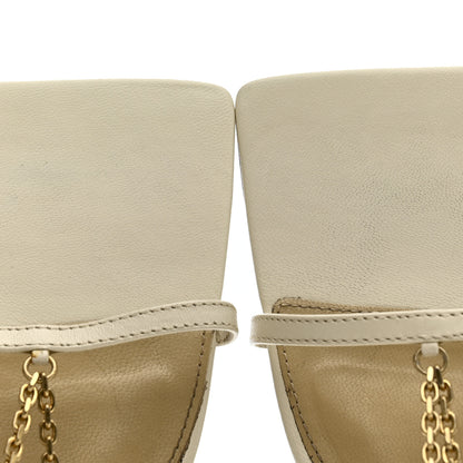 Bottega Veneta Lambskin Stretch Chain Strap 90mm Sandals 40 Sea Salt 13 of 16