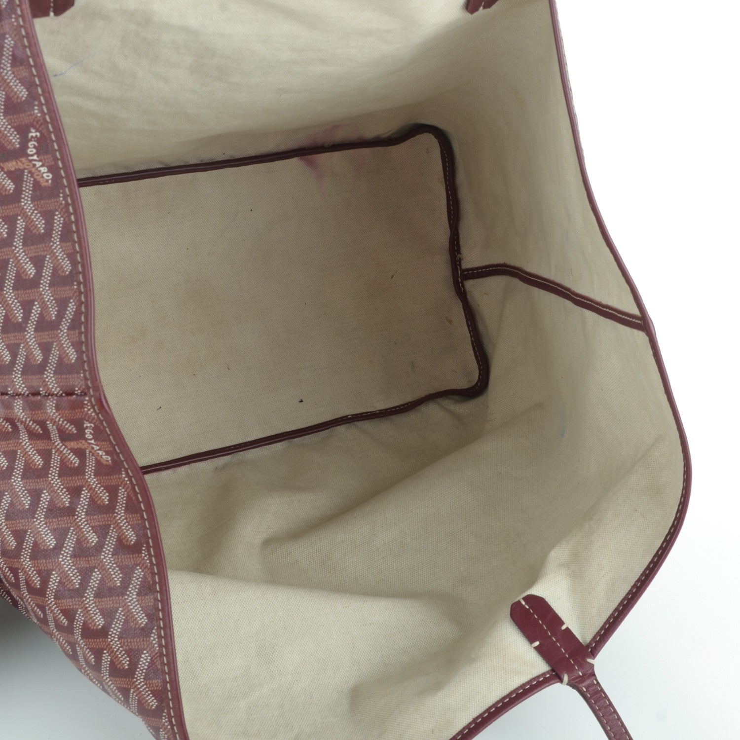 Goyard Goyardine Saint Louis GM Burgundy 5 of 11