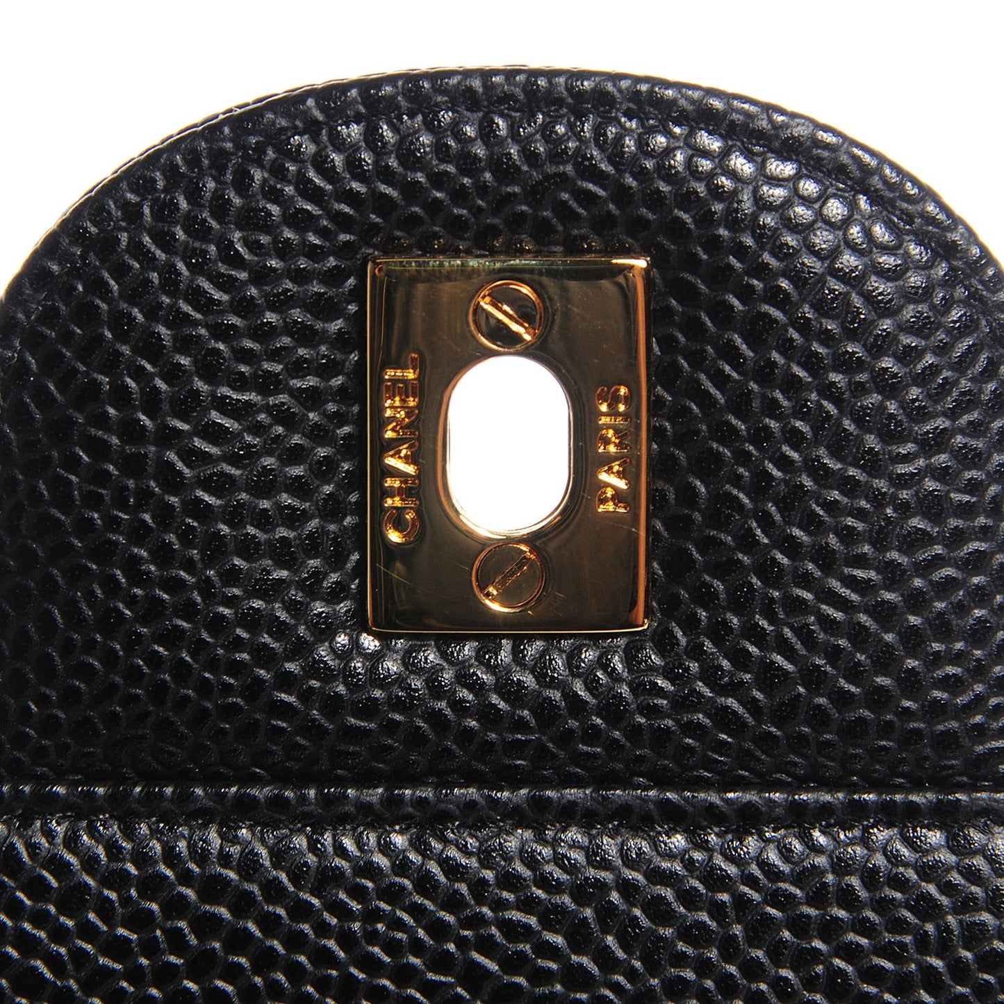 Caviar Quilted Jumbo Single Flap Black