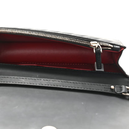 Off-White OFF WHITE Calfskin Diagonal Quilted Jitney 0.5 Crossbody Bag Black 5 of 11