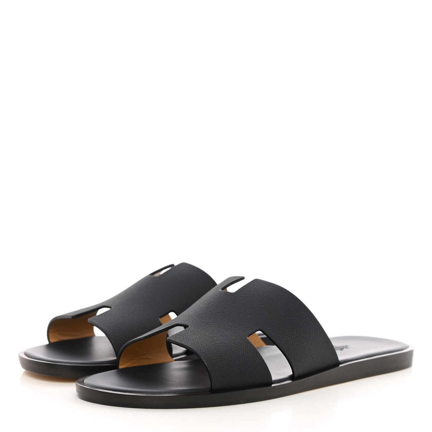 Calfskin Mens Izmir Sandals 43 Black